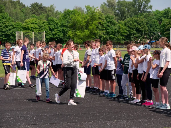 GOMEL, BELARUS - 25 MAGGIO 2019: Open Republican Freestyle Competition per l'allenamento motorio speciale — Foto Stock