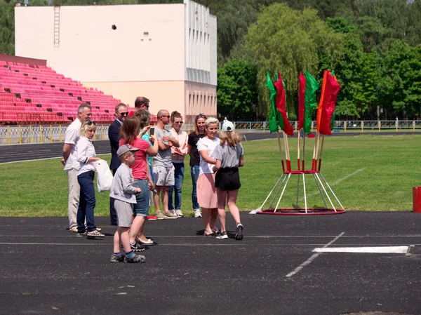 GOMEL, BELARUS - MAY 25, 2019: Open Republican Freestyle Competition for special motor training — Stock Photo, Image