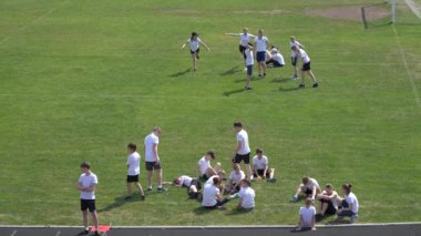 Gomel, Belarus - 25 Mayıs 2019: Özel motor eğitimi için Açık Cumhuriyetçi Serbest Stil Yarışması