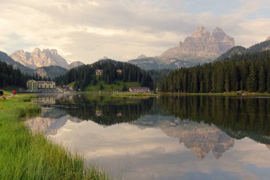 Misurina Dağı yakınlarındaki güzel Dolomite Dağları