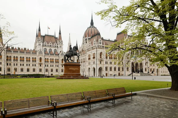 Budapest Hongrie Avril 2018 Bâtiment Parlement Hongrois — Photo