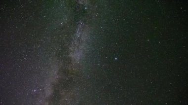 Samanyolu Galaksisi altında yıldızlar ve yıldız kümeleri 2020