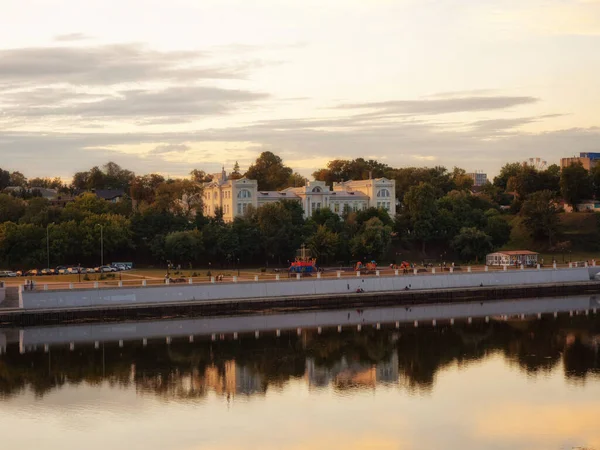 Bir Yaz Akşamında Şehir Seti Gomel Belarus 2020 — Stok fotoğraf