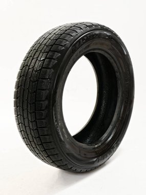 GOMEL, BELARUS - 14 Eylül 2020: Kullanılmış araba lastikleri Dunlop Graspic DS-3 185 65R15 88Q 2020