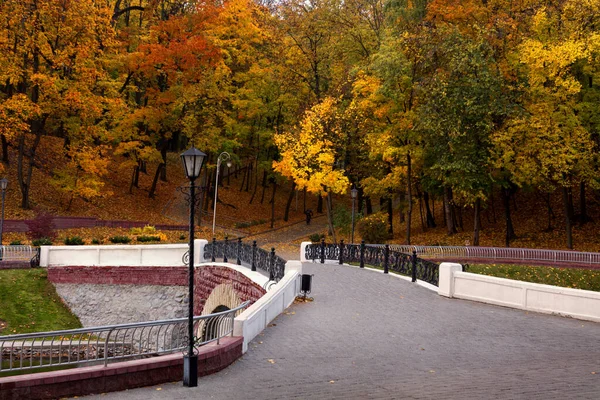 Autumn Landscape City Park Gomel Belarus 2020 — Stock Photo, Image