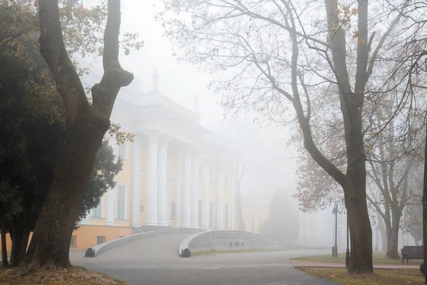 Palácio Dos Rumyantsevs Paskevichs Gomel Bielorrússia Vista Parte Central Palácio — Fotografia de Stock