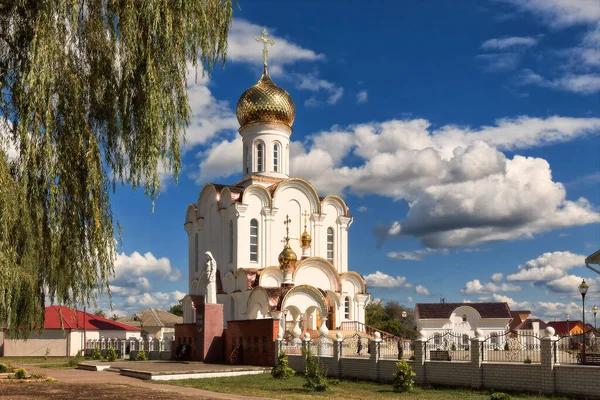 Turov Belarus September 2014 Vacker Ortodox Kyrka 2020 — Stockfoto