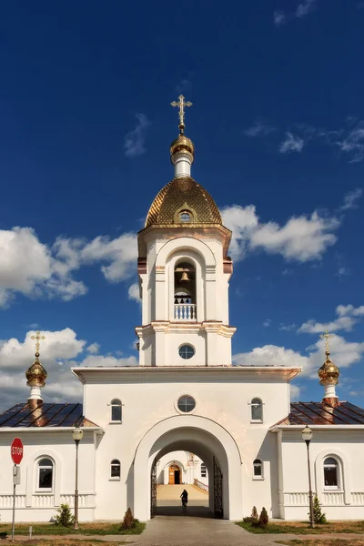 Turov Belarus Setembro 2014 Bela Nova Igreja Ortodoxa 2020 — Fotografia de Stock
