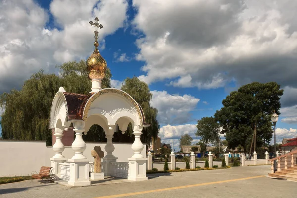 Turov Bélaro Septiembre 2014 Hermosa Nueva Iglesia Ortodoxa 2020 — Foto de Stock