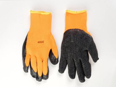 2020 beyaz arka planda bir bahçe ve sebze bahçesi için eldiven çeşitleri.