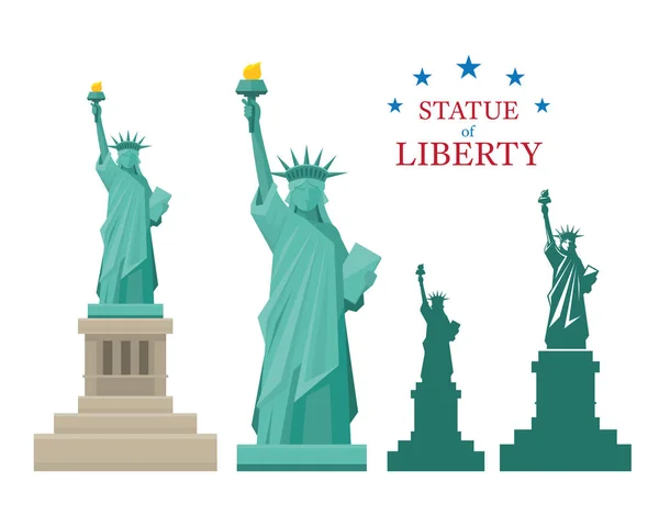 Estatua de la Libertad, Nueva York — Archivo Imágenes Vectoriales