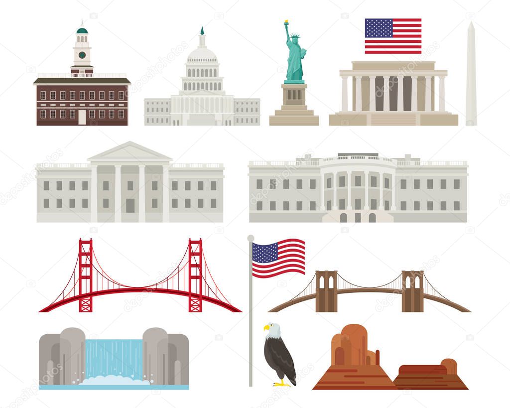 United States of America, USA, Objects