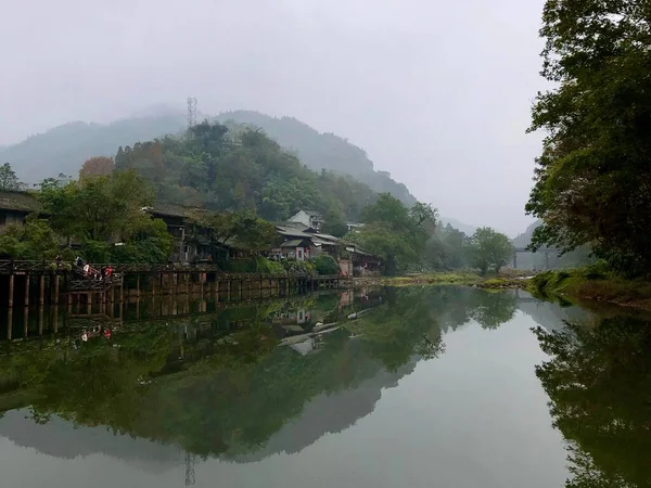 Shadows River — 图库照片