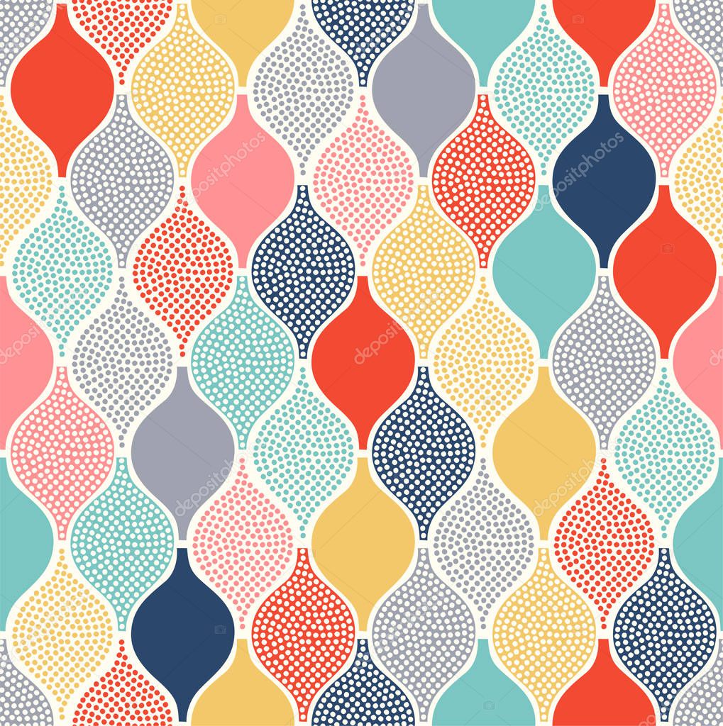 geometric abstract modern seamless pattern vector