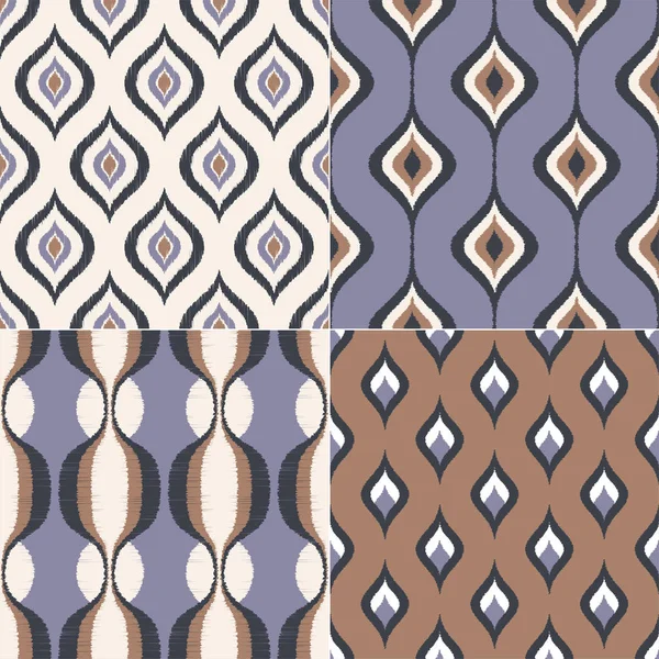 Motif Fond Textile Géométrique Sans Couture Pour Décoration Intérieure Maison — Image vectorielle