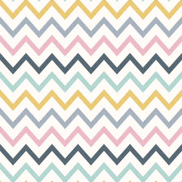 Nahtlose Textur Chevron Zickzack Muster Pastellfarbe Abstrakter Hintergrund Geometrische Streifentapete — Stockvektor