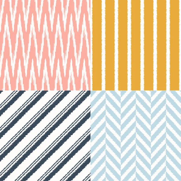 Nahtloser Moderner Geometrischer Textilvektorhintergrund Sommerliche Farbpalette Wiederholtes Muster Für Den — Stockvektor