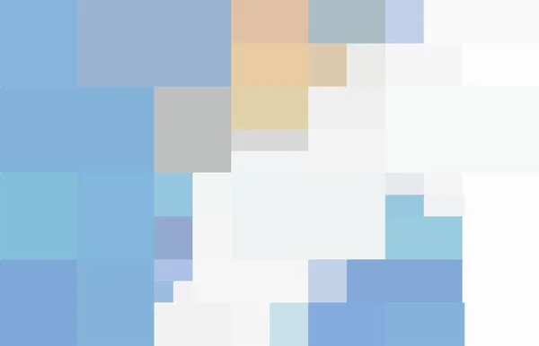 Illustratie Gemaakt Met Vierkante Vormen Blauwe Tinten Kopieerruimte — Stockfoto