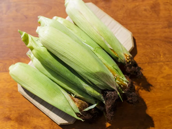 Fresh Corn Cob — Stock Photo, Image