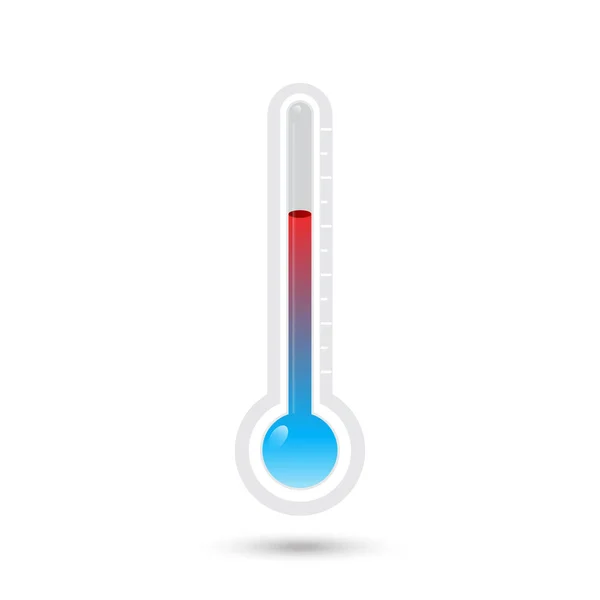 Termometr zestaw ikon — Wektor stockowy