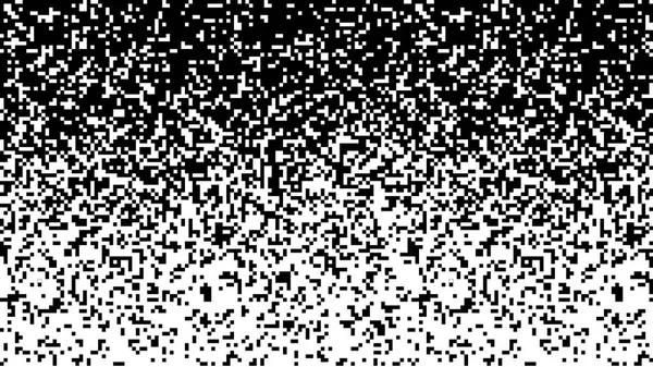 Fallende Pixel Auf Weißem Hintergrund Abstraktes Verblassendes Mosaik Technologiedaten Vektorgeometrischer — Stockvektor