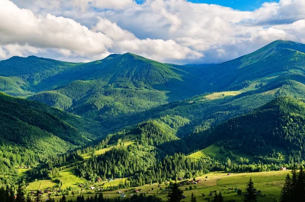 Beautiful Landscape Mountains Blue Sky — Stock Photo, Image