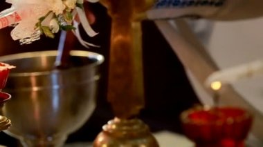 Kilise ayini. Düğün töreni.