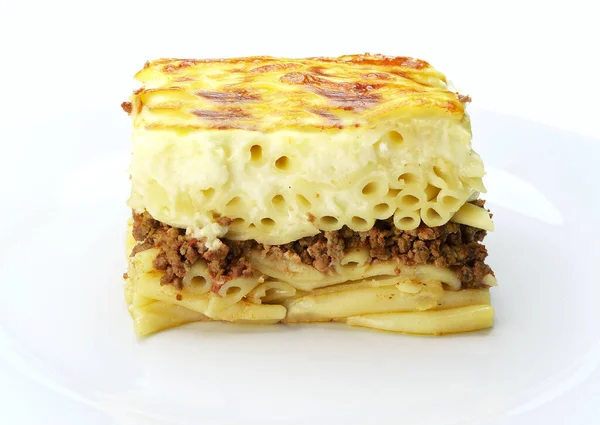 Velký Kus Pastitsio — Stock fotografie