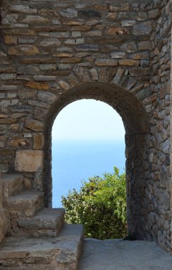 Vathia, Mani Yunanistan 'daki kulenin mimari ayrıntıları 