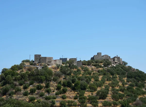 Деревня Спира Традиционное Поселение Башен Восточном Мани Пелопоннеса Греция — стоковое фото