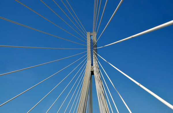 Details of cable-stayed bridge of Rio-Antirio