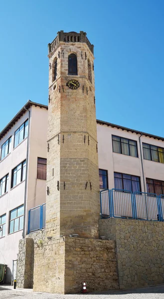 Историческая Каменная Часовая Башня Неаполи Козани — стоковое фото