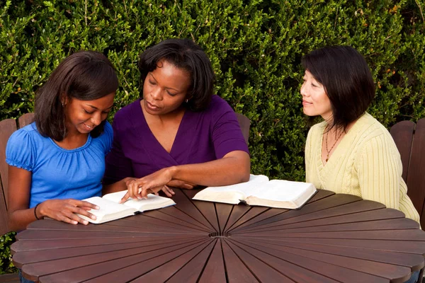 Diverso gruppo di donne in un piccolo gruppo . — Foto Stock