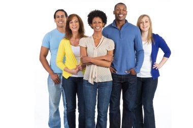 çeşitli grup arkadaşları