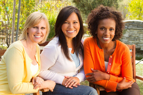 Diverse group of friends.