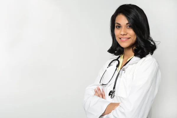 Diverse and empowered doctor ready for work. — Stock Photo, Image