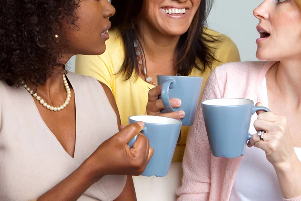 Söz ve kahve içme kadın farklı grup.