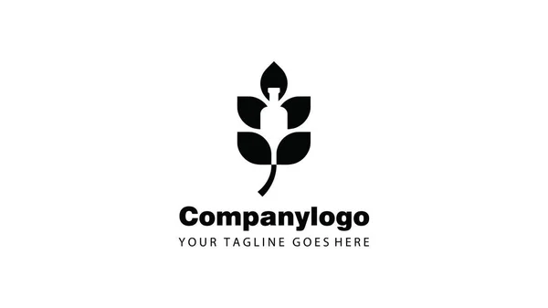 kombinasyon yaprak ve şişe