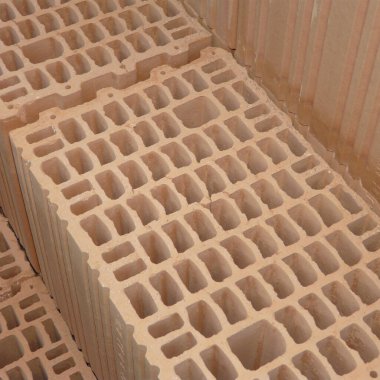 Soyutlama tarafında bir tuğlanın ayrıntıları