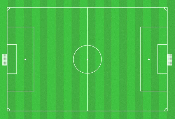 Bir futbol sahası çizimi