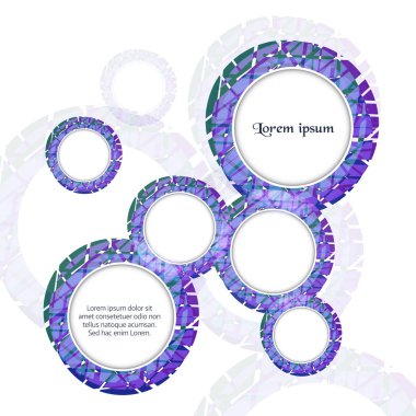 soyut mavi daire arka plan