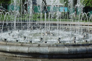 Yaz aylarında parktaki her zamanki şehir Çeşme.