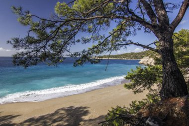 Bizanslılar Denizi üzerinde renkli gündoğumu