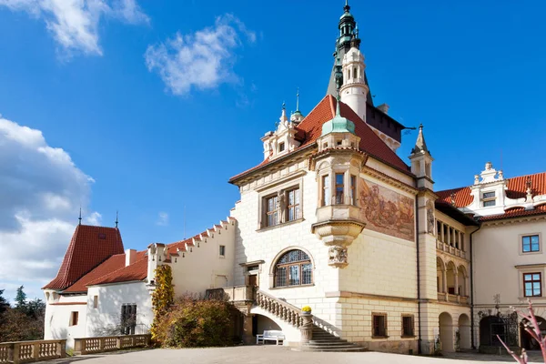 Republika Czeska Pruhonice Paź 2016 Renesansowe Pałace Parkiem Pruhonice Pobliżu — Zdjęcie stockowe