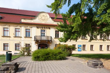 Decin, Çek Cumhuriyeti - 19 Eylül 2018: Müze, kasaba Decin, Kuzey Bohemia, Çek Cumhuriyeti