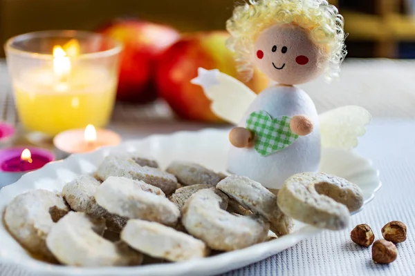 Horário Costumes Tchecos Natal Cozinha Boêmia Decoração Típica Anjos Doces — Fotografia de Stock