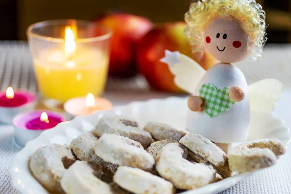 Horário Costumes Tchecos Natal Cozinha Boêmia Decoração Típica Anjos Doces — Fotografia de Stock