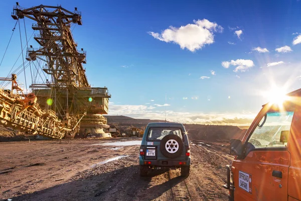 República Checa Most Dic 2018 Safari Offroad Pozo Carbón Csa — Foto de Stock