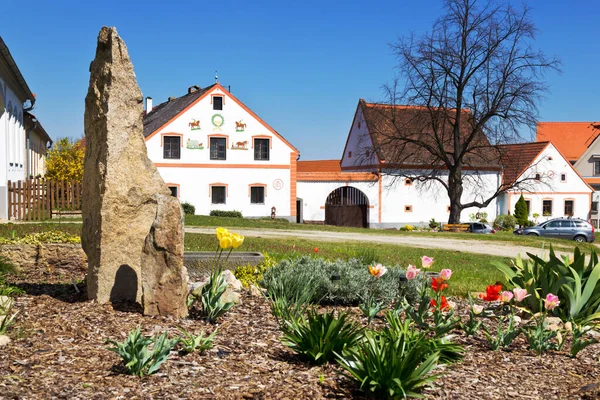 Famous Holasovice village, South Bohemia, Czech republic - UNESCO — Stock Photo, Image