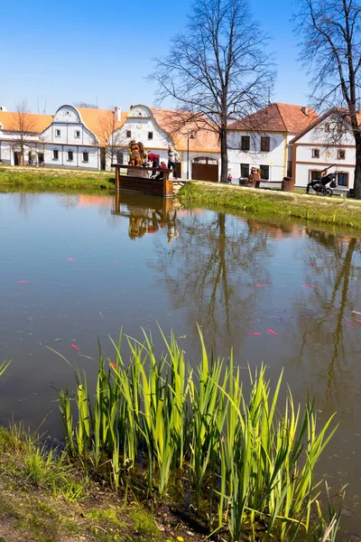 Famous Holasovice village, South Bohemia, Czech republic - UNESCO — Stock Photo, Image